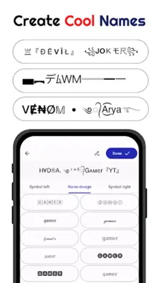 Nickname fire  name style app android App screenshot 15